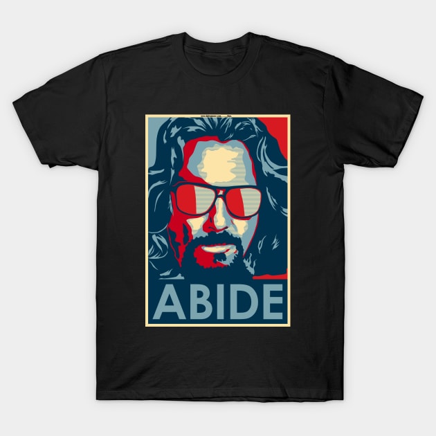 Abide - The Dude Tee T-Shirt by GonzoToday